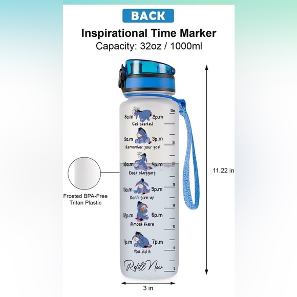 Eeyore 32 Oz Water water bottle - Picture 2 of 5